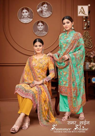 Summer Shine By Alok Suit Cotton Summer Wear Salwar Kameez Collection